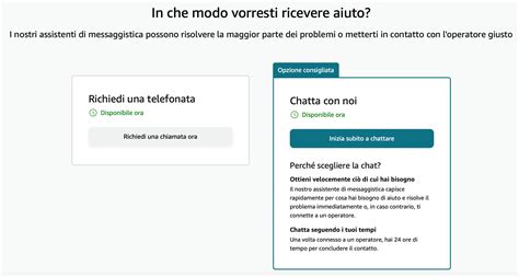 come chattare con amazon.